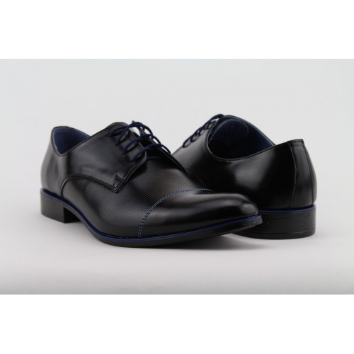 ZADORA fekete/ kék férfi cipő